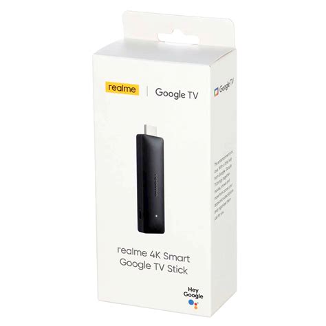 Realme 4K Smart Google TV Stick Black RMV2105 инструкция