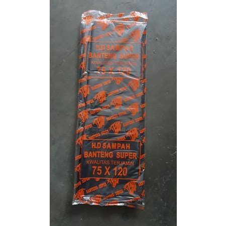 Jual Kantong Plastik Hd Sampah Hitam Banteng Super Ukuran X Cm