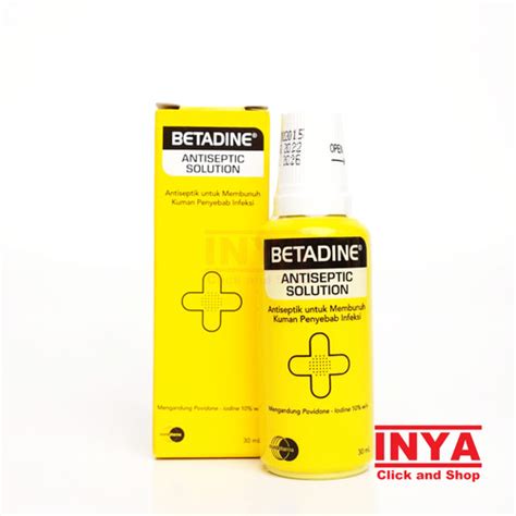 Promo BETADINE ANTISEPTIC SOLUTION 30ml Obat Luka P3K Infeksi