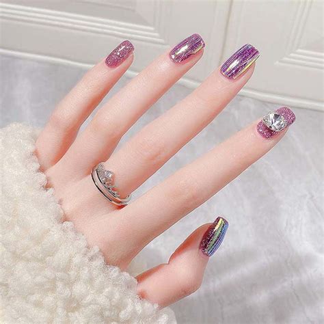 Decal Nail Stickers Nail Foil Film Nails Art Decoration Aurora Broken