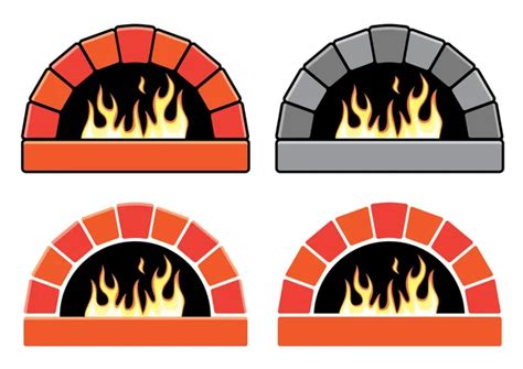 Vectores de stock de Horno de leña ilustraciones de Horno de leña sin