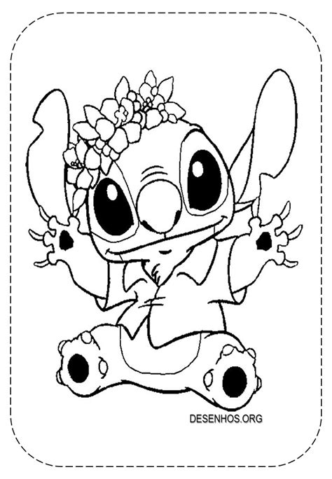 Desenhos Do Stitch Para Colorir E Imprimir