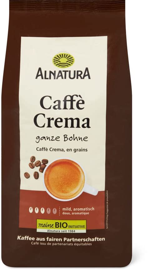 ALNATURA CAFFÈ CREMA GANZE BOHNEN