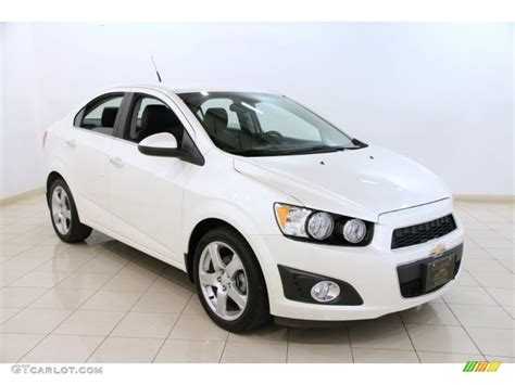 2013 White Diamond Tricoat Chevrolet Sonic LTZ Sedan 94807511