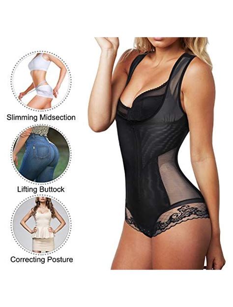 Buy Nebility Women Waist Trainer Bodysuit Double Slim Full Body