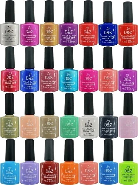 Kit 10 Esmaltes Em Gel 7 5ml D Z Bella Rosa Unhas Uv Led Mercado Livre