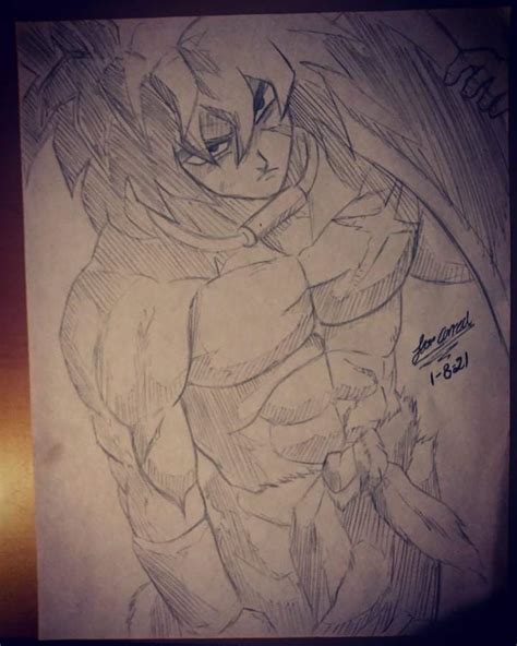 Broly Sketch Anime And Waifu Nation Amino