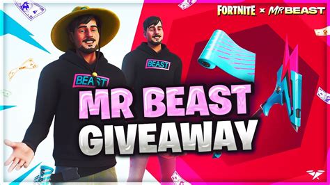 MR BEAST SKIN GIVEAWAY IN FORTNITE YouTube