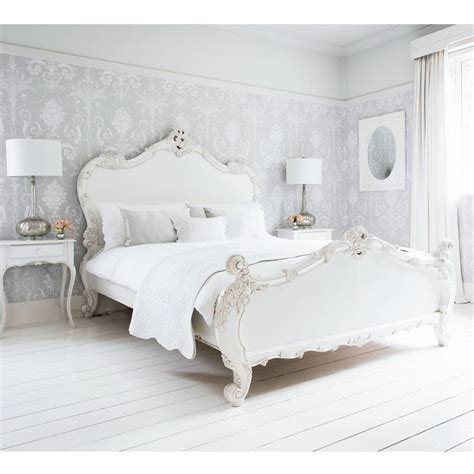 Provencal Sassy White French Bed Shabby Chic Bed Shabby Chic