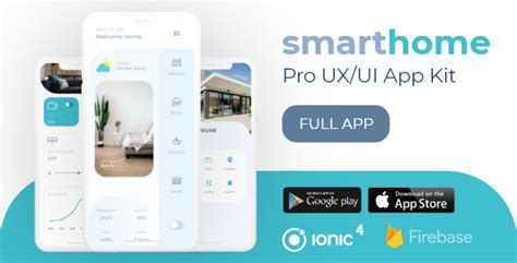 Smarthome Pro Ux Ui Professional Ionic Starter Code Market