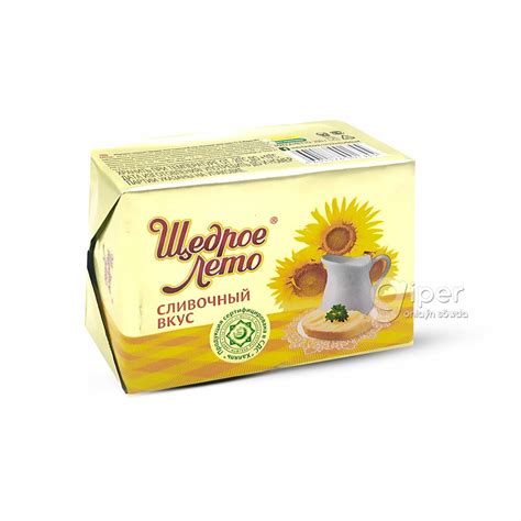 Щедрое Лето Маргарин Сливочный Вкус, 200 г 15.60 ТМТ