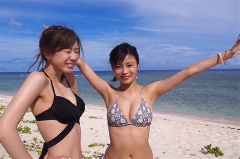 小島瑠璃子＆akb48大家志津香、大胆ビキニ姿＆素肌が眩しい！グアム島2人旅へ 女子旅プレス