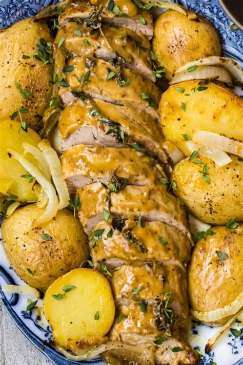 Honey Mustard Pork Tenderloin And Potatoes Recipe The Cookie Rookie