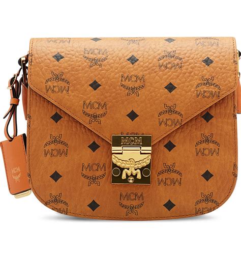 MCM Small Patricia Visetos Coated Canvas Crossbody Bag Nordstrom