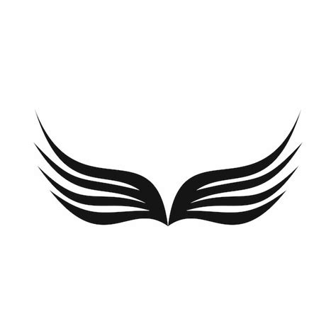 Premium Vector Wing Icon In Simple Style Isolated Vector Illustration