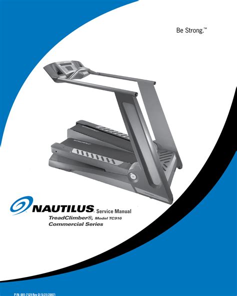 Nautilus Treadclimber Tc916 Users Manual