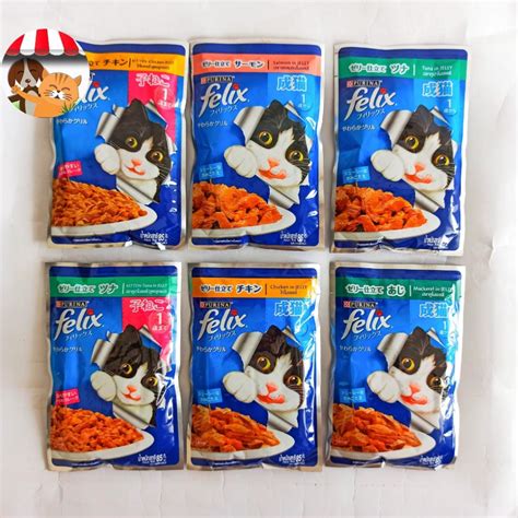 Jual Felix Cat Food Makanan Basah Kucing Wet Pouch Kitten Adult Gr