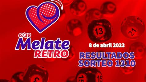 RESULTADOS Melate Retro 1310 NÚMEROS ganadores hoy sábado 8 de abril