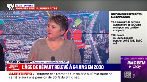 Céline Verzeletti secrétaire confédérale de la CGT Les mesures