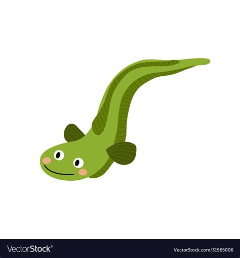 Eel Animal Cartoon Character Royalty Free Vector Image