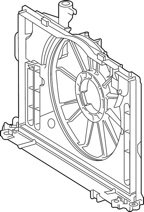 Toyota Corolla Engine Cooling Fan Shroud T Toyota Fort