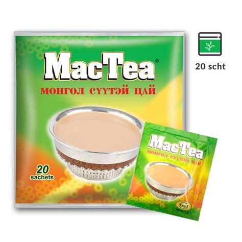 MacTea 3in1 Insta Tea Mix. Salty Tibetan Mac Tea - Lelow Online