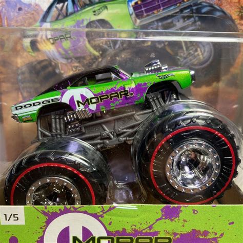 未使用に近いOReilly Auto Parts 限定ホットウィール ダッジ チャージャー R T モンスタートラック Hot Wheels Monster Trucksの落札