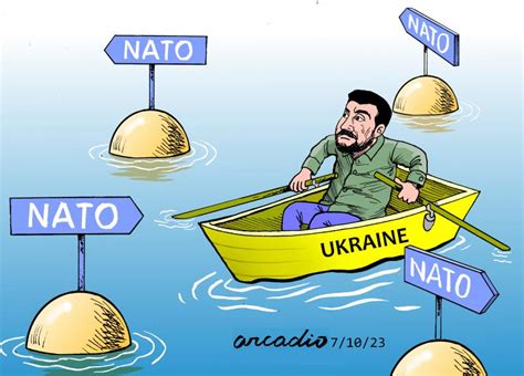 On The Way To Nato Cartoon Movement