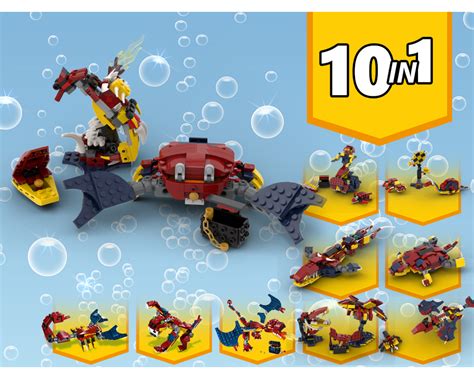 LEGO MOC 31102 Alternative Build 10 in 1 | 7 MOCs by gabizon ...