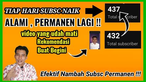 Cara Menambah Subscriber Youtube Alami Youtube