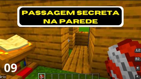 Como Fazer Uma Passagem Secreta Na Parede Passo A Passo No Minecraft