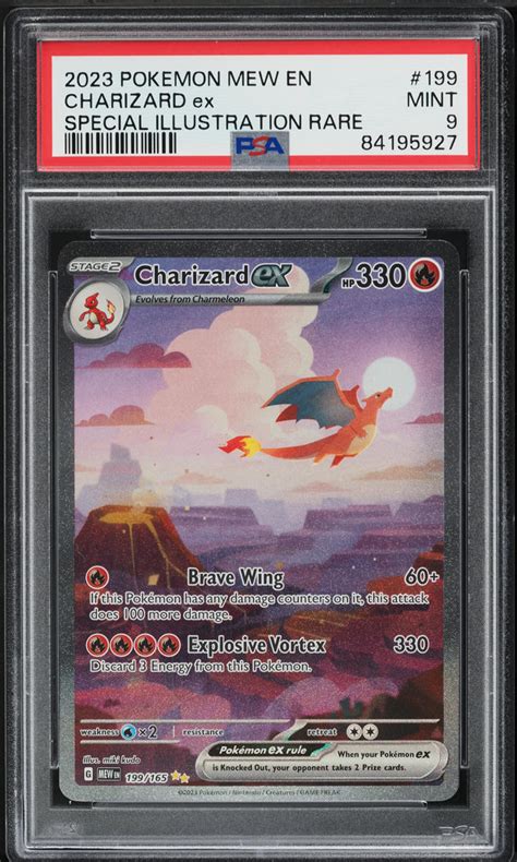 Pokemon Mew En Special Illustration Rare Charizard Ex Psa