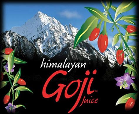 Himalayan Goji Juice Goji Morning To You