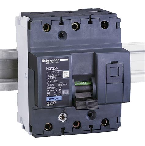 Автоматический выключатель Schneider Electric 18642 Ng125n 3П 100a C