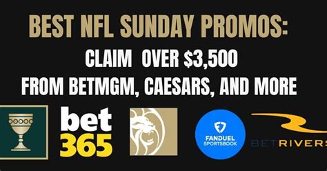 Week 4 Nfl Promos Get Over 3 500 In Bonuses For Nfl Sunday