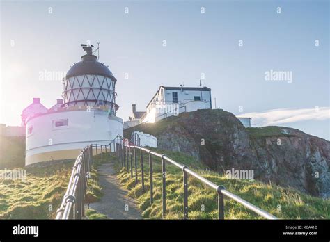 St Abbs Head, Lighthouse Stock Photo - Alamy