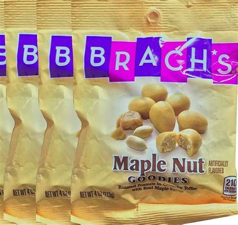 Brachs Maple Nut Goodies Candy 4 Oz Bag Pack Of 3 Bags Free Shipping