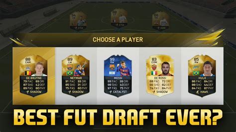 FIFA 16 BEST FUT DRAFT EVER Ultimate Team YouTube