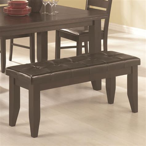 Comfy Wooden Dining Bench, Cappuccino Brown - Walmart.com - Walmart.com