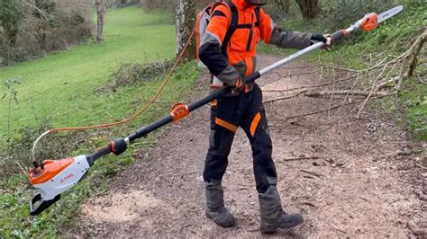 STIHL Battery Pole Saw Review - Forestry Reviews