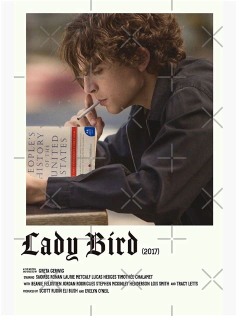 LADY BIRD (timothée Chalamet) Premium Matte Vertical Poster