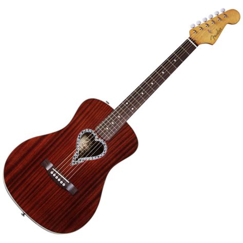 Fender Alkaline Trio Malibu Folk Gitarre Nat Neuwertig Gear Music