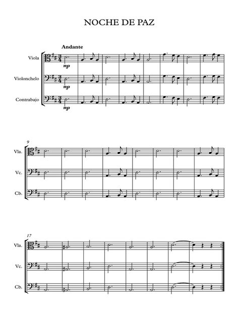 Noche De Paz Partitura Completa Pdf