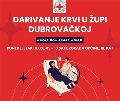 Akcija Darivanja Krvi Sutra U Srebrenom Dubrovniknet