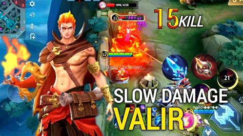 15 KILL BUILD VALIR TERSAKIT 2022 GAMEPLAY VALIR Mobile Legends