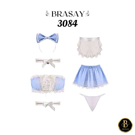 Jual Brasay Set Lingerie Cd Bando Pakaian Dalam Model Costume Maid