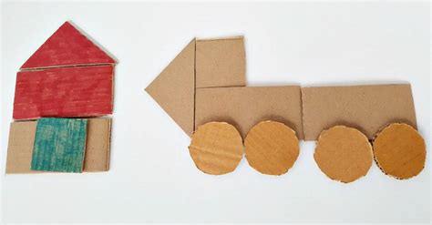 Cardboard Shapes - Easy Toddler Craft Activity - My Bored Toddler