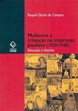 Ciências Sociais FACERES Mulheres e crianças na imprensa paulista