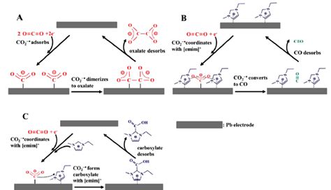 Reaction Pathways For The Electrochemical Reduction Of Co 2 In The A