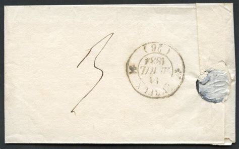 France Stampless Cover Thiberville March 11 1834 Port Paye To Evreux